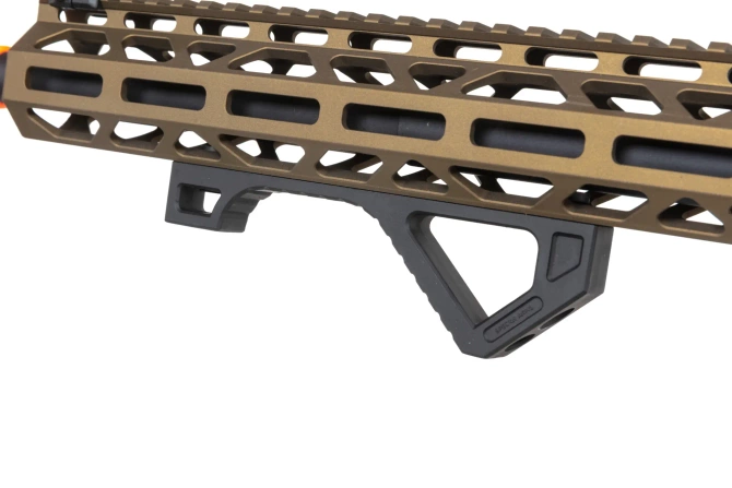Specna Arms RRA SA-E24 HAL ETU™ Chaos Bronze airsoft carbine with orange discharge device