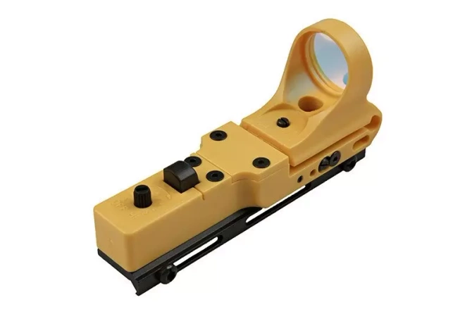 SeeMore Railway Reflax Red Dot Sight - yellow