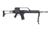 SRC DUAL POWER SR36K COB-301 airsoft carbine with bipod and scope Black