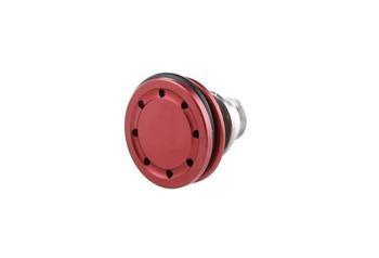 Aluminium piston head with bearing