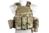 Emerson Gear 6094A Style Plate Carrier waistcoat with loader set Multicam