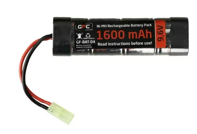 NiMH 9,6V 1600mAh battery