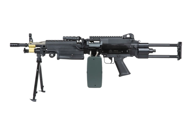 airsoft A&K Cybergun M249 PARA machine gun Black