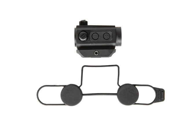 Solar Power Red Dot Sight Replica (low mount) - black