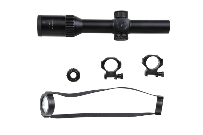 LPVO Vector Optics CONTINENTAL X8 1-8X24I ED FIBER spotting scope Black