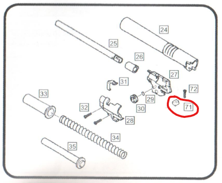 WE - Część zamienna - 1911, MEU - #71