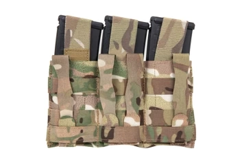 Triple magazine pouch with flap Wosport Multicam
