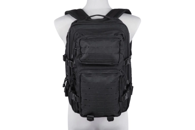 Laser-Cut medium patrol backpack - black