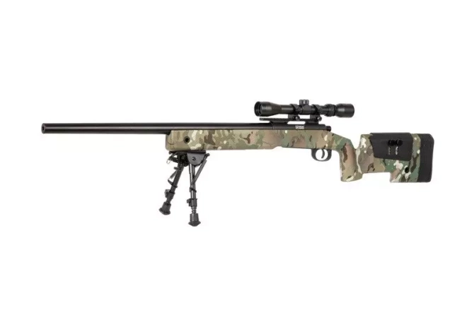 SA-S02 CORE™ High Velocity Sniper Rifle Replica with Scope and Bipod - MC