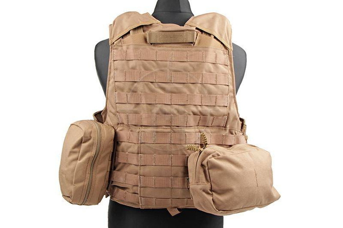 Kamizelka typu CIRAS Maritime z kompletem ładownic - coyote brown