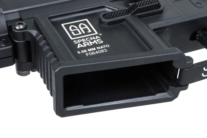 Karabinek ASG Specna Arms SA-F04-RL FLEX™ Light Ops Stock/ New Receiver HAL ETU™ Gen. 2 Czarny