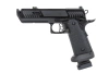airsoft SRC Dark Viper DUAL POWER pistol with CO2 magazine Black