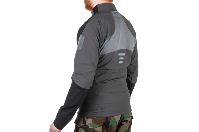 T-Shirt z długim rękawem Emerson Gear Blue Label "Apocalypse" Szary