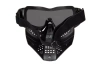 ANT mask with goggles - black