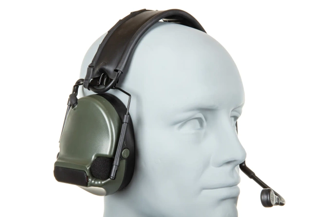 Aktywne ochronniki słuchu Wosport HD-14 Oliwkowe