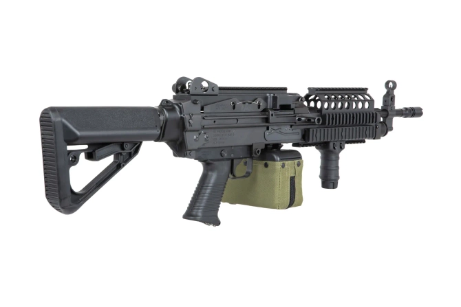 airsoft machine gun A&K MK46 MOD 0 Black