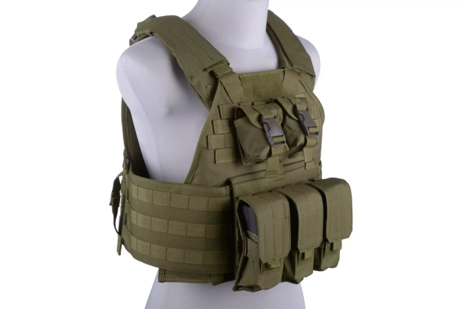 Plate Carrier Tactical Vest - Olive Drab