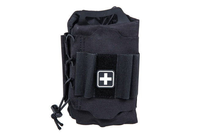 Tactical tear-off first aid kit with Velcro Wosport Black