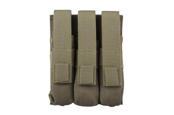 Triple magazine pouch for MP5 type magazines - olive