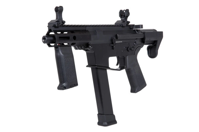 Replika pistoletu maszynowego Golden Eagle/EMG Angstadt Arms UDP-9 4'' Czarna