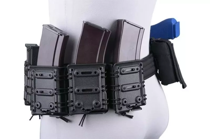 Open V (S) 7.62 Magazine Pouch - Black