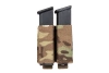 Double pistol magazine pouch Wosport Multicam