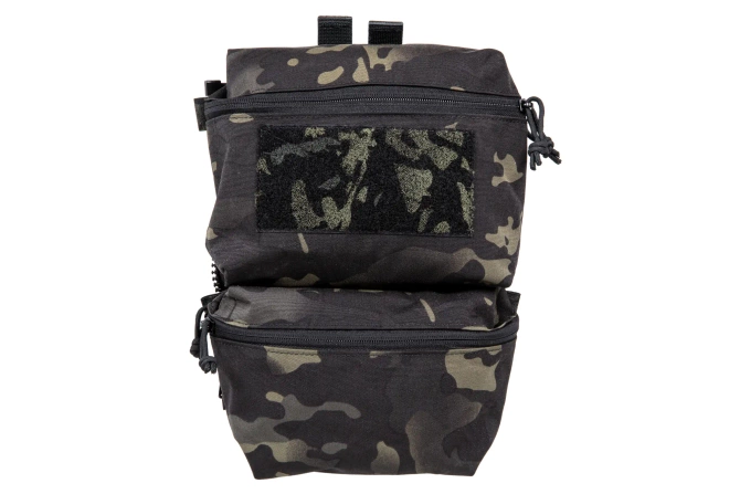 Back panel with MOLLE system for V5 PC Wosport MultiCam tactical vest Black