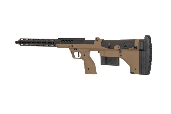 Replika karabinu snajperskiego Desert Tech SRS-A2/M2 22” (leworęczna) - FDE