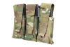 Pew Tactical FP12 panel with triple rifle magazine loader Multicam