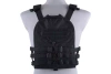 Plate Carrier w/ Removable Panel Tactical Vest - Black
