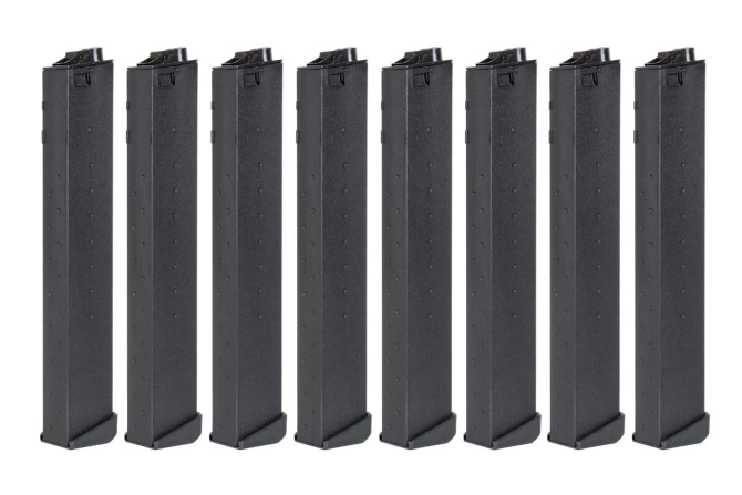 Hi-Cap 330-bullet magazine for PDW9 replicas (set of 8)