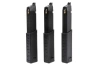 Set of 3 Green Gas Krytac 60-ball magazines for Kriss Vector replicas Black