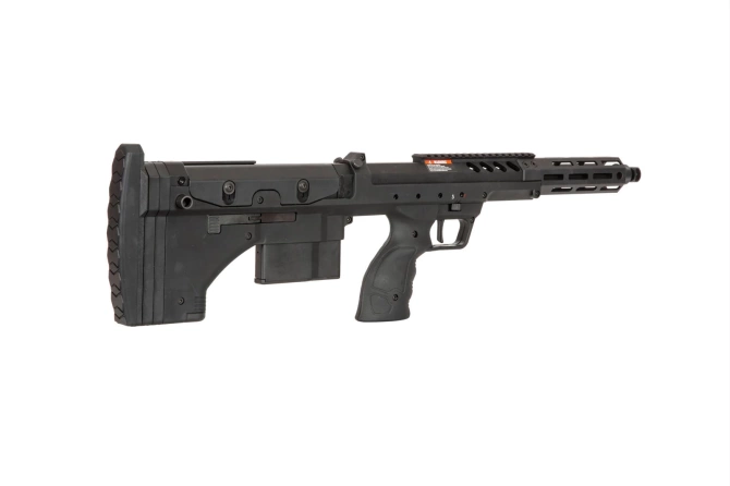 Replika karabinu snajperskiego Desert Tech SRS-A2 Covert 16” (leworęczna) - czarna