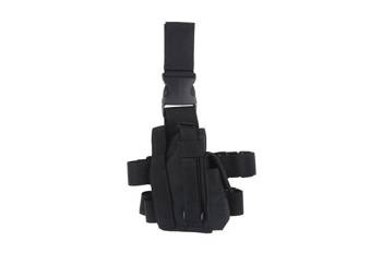 Drop-Leg Holster with Magazine Pouch - Black