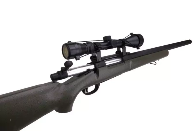 SW-04J Army sniper rifle replica (with scope and bipod) - olive