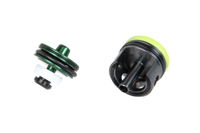 TopMax ERGAL CNC DMR High Stop Air-Brake piston and cylinder head kit (green PAD)