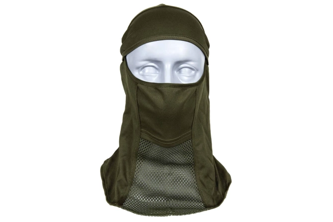 Light balaclava with face protector - Ranger Green