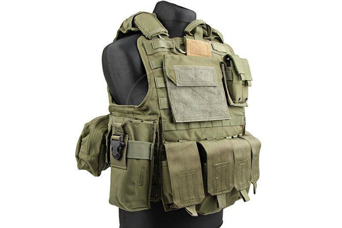 Kamizelka typu CIRAS Maritime z kompletem ładownic - olive drab