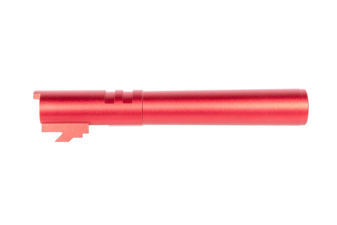 Aluminium 5KU external barrel for TM Hi-Capa 5.1 replicas Red