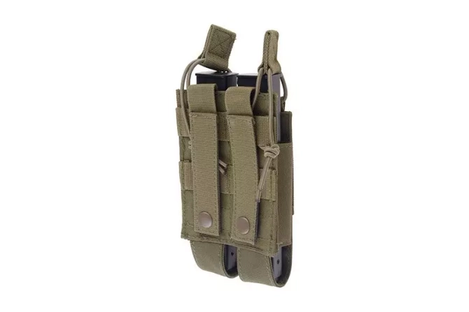 Double Submachine Gun Magazine Pouch - Olive Drab