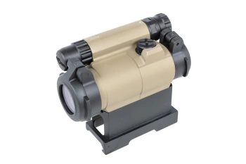 JJ Airsoft M5 red dot sight with QD Tan mount