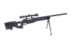 MB08A sniper rifle replica - with scope and bipod - black