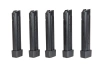 Set of 5 mid-cap, 110-pellet magazines for APC9 airsoft submachine guns