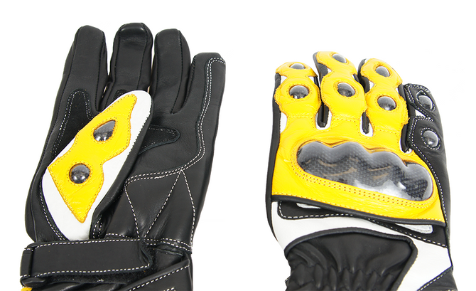 Rękawice żółte/yellow full TF-687 (XS)