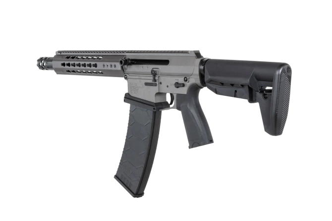 Genesis Arms Gen-12 Kestrel ETU Grey airsoft Double Bell TTI Shotgun