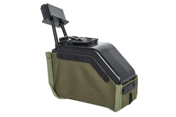 Magazynek box 1500 kulek Specna Arms do replik SA-249 Oliwkowy