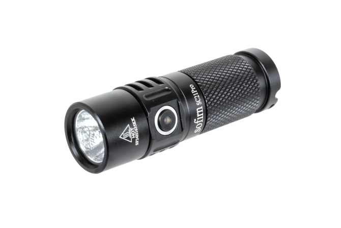 Sofirn SC21 PRO torch with rechargeable battery Black