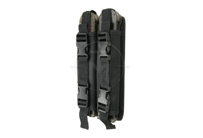 Podwójna ładownica na magazynki typu P90/UMP - czarna