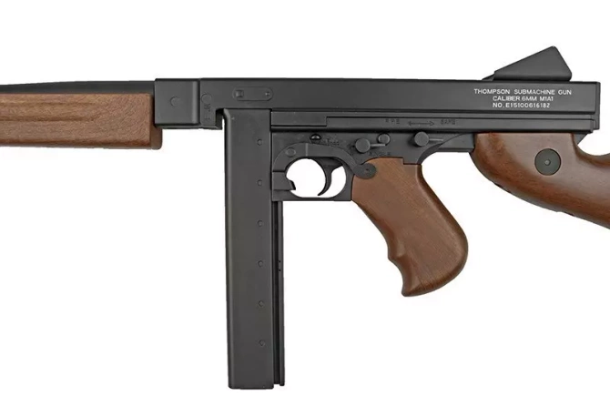 Replika pistoletu maszynowego Thompson M1A1 Military