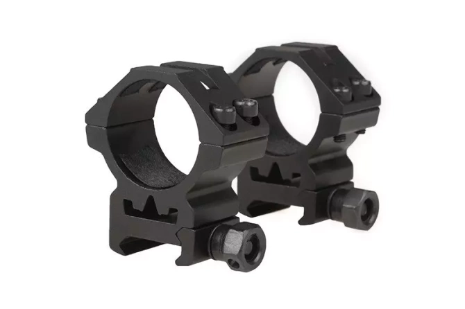 Two-part 30mm optics mount for RIS rail (low)